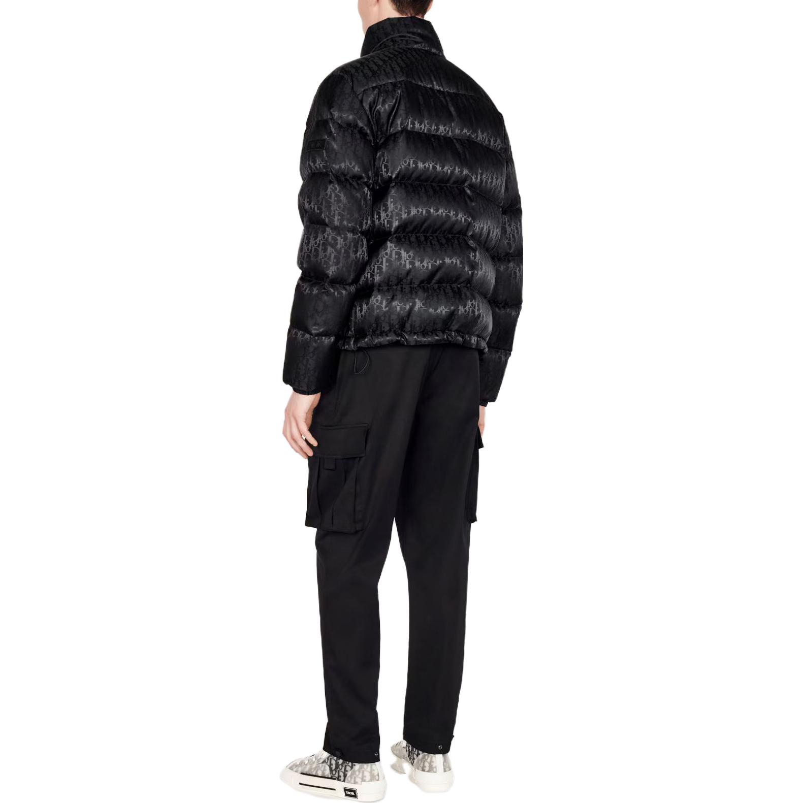 DIOR SS23 Solid Color Stand Collar Long Sleeve Jacket Black 943C449A4462-989 圖 6