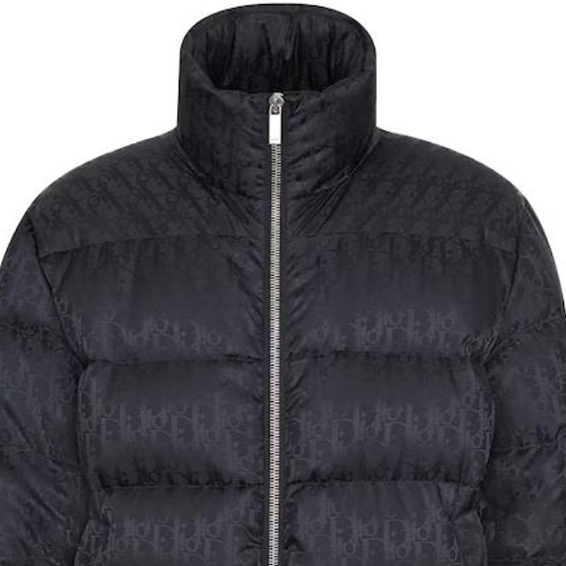 DIOR SS23 Solid Color Stand Collar Long Sleeve Jacket Black 943C449A4462-989 圖 7