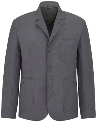 Chaqueta Gris DIOR SS23 Color Sólido Cuello Vuelto 383C257A5771C840 Buy Chaqueta Gris DIOR SS23 Color Sólido Cuello Vuelto 383C257A5771C840