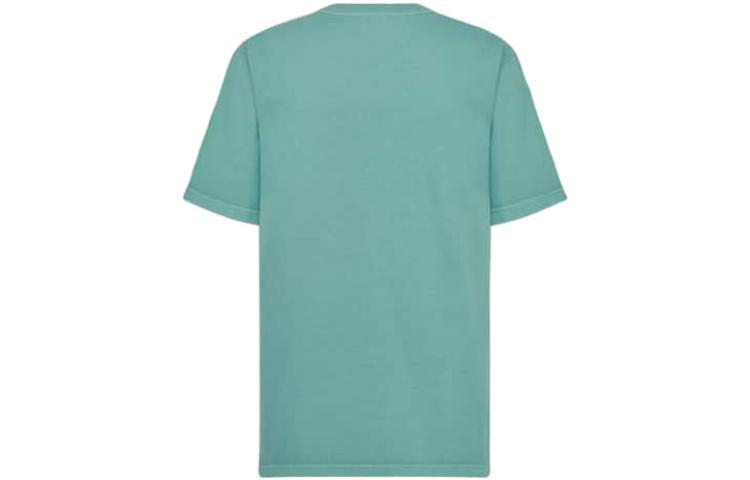 DIOR SS23 Solid Logo Cotton Jersey Short Sleeve T-Shirt Men’s Sea Green 313J696C0554-C630 圖 3