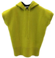 DIOR SS23 Solid Yellow Sleeveless Hoodie 144S05AM009-6810 DIOR SS23 Solid Yellow Sleeveless Hoodie 144S05AM009-6810