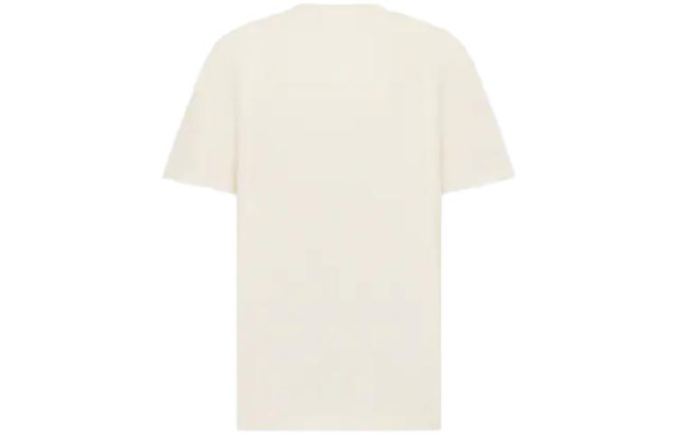 Lookbook ディオール SS23 涙花柄刺繍ロゴクルーネックホワイトTシャツ 393J696I0849-C089