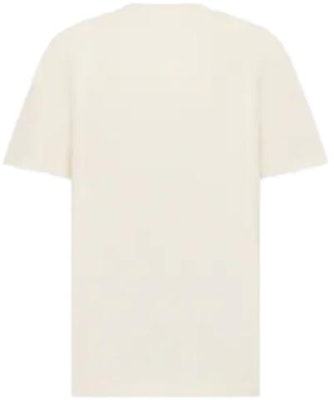 DIOR SS23 Tears Floral Letter Embroidery Crewneck White T-Shirt 393J696I0849-C089 Lookbook DIOR SS23 Tears Floral Letter Embroidery Crewneck White T-Shirt 393J696I0849-C089