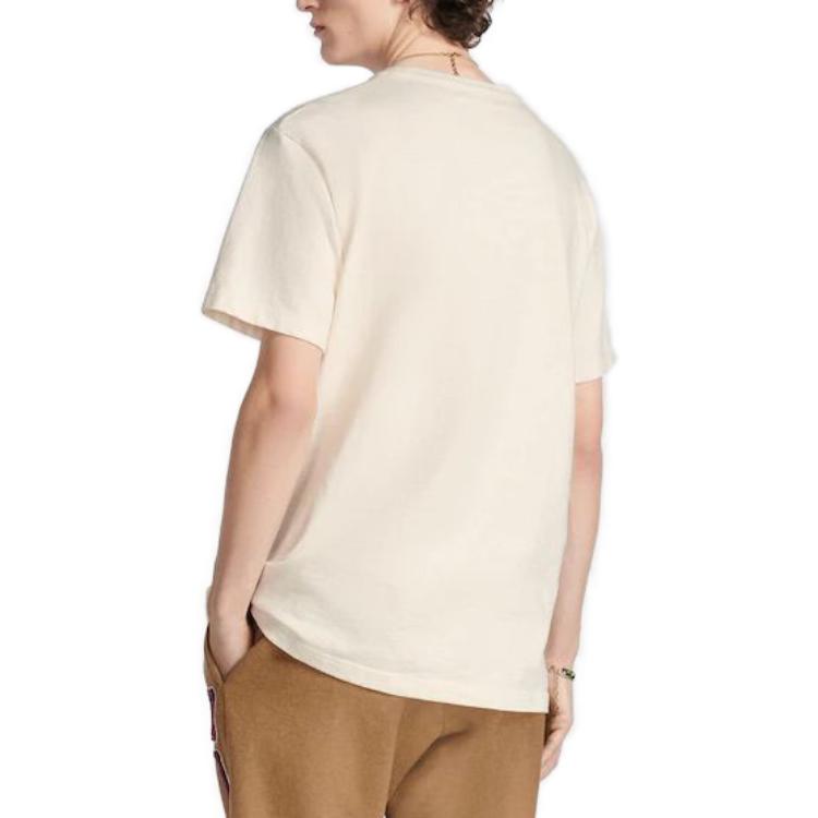 Purchase ディオール SS23 涙花柄刺繍ロゴクルーネックホワイトTシャツ 393J696I0849-C089