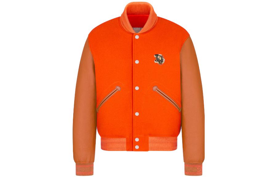 DIOR SS23 Tears Letter Print High Neck Jacket Red - Long Sleeve 393L418A5817-C281