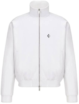 ディオール SS23 メンズ ホワイトロゴ ハイカラー ジップ 長袖ジャケット 393J434A0751-C088 Order ディオール SS23 メンズ ホワイトロゴ ハイカラー ジップ 長袖ジャケット 393J434A0751-C088