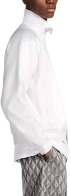 ディオール SS23 メンズ ホワイトロゴ ハイカラー ジップ 長袖ジャケット 393J434A0751-C088 Details for ディオール SS23 メンズ ホワイトロゴ ハイカラー ジップ 長袖ジャケット 393J434A0751-C088