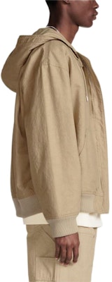 DIOR SS24 Beige Logo Embroidered Zipper Hoodie Jacket. 383D487BY547-C181 Details for DIOR SS24 Beige Logo Embroidered Zipper Hoodie Jacket. 383D487BY547-C181