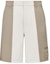 Buy DIOR SS24 Beige Logo Patch Casual Shorts with Side Pocket. 483D193AY545-C180