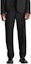 Shop DIOR SS24 Black Solid Pleated Straight-Leg Suit Pants 413C103A6006-C900