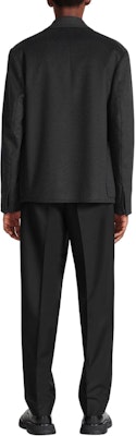 DIOR SS24 Black Solid Pleated Straight-Leg Suit Pants 413C103A6006-C900 Purchase DIOR SS24 Black Solid Pleated Straight-Leg Suit Pants 413C103A6006-C900