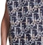 Details for DIOR SS24 Chaleco Azul sin Mangas de Punto Jacquard con Logo. 393M662AT344-C584