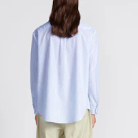 Purchase DIOR SS24 藍色條紋寬鬆版口袋長袖襯衫 413C516A5978-C075