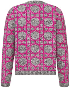 DIOR SS24 Cannage Knit Crewneck Sweater Lengan Panjang Multicolor. 483M643AT804-C084 Lookbook DIOR SS24 Cannage Knit Crewneck Sweater Lengan Panjang Multicolor. 483M643AT804-C084