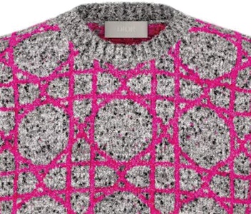 DIOR SS24 Cannage Knit Crewneck Sweater Lengan Panjang Multicolor. 483M643AT804-C084 Purchase DIOR SS24 Cannage Knit Crewneck Sweater Lengan Panjang Multicolor. 483M643AT804-C084