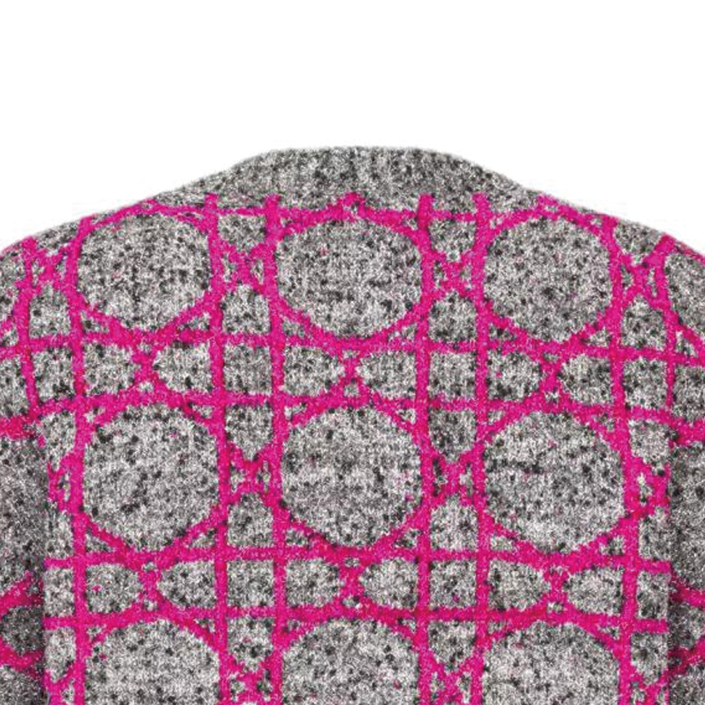 Cheap DIOR SS24 Cannage Knit Crewneck Lengan Panjang Sweater Multicolor. 483M643AT804-C084