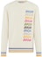 Shop DIOR SS24 Sweater Cashmere dengan Bordir Logo Warna-Warni. 413M649AT774-C886