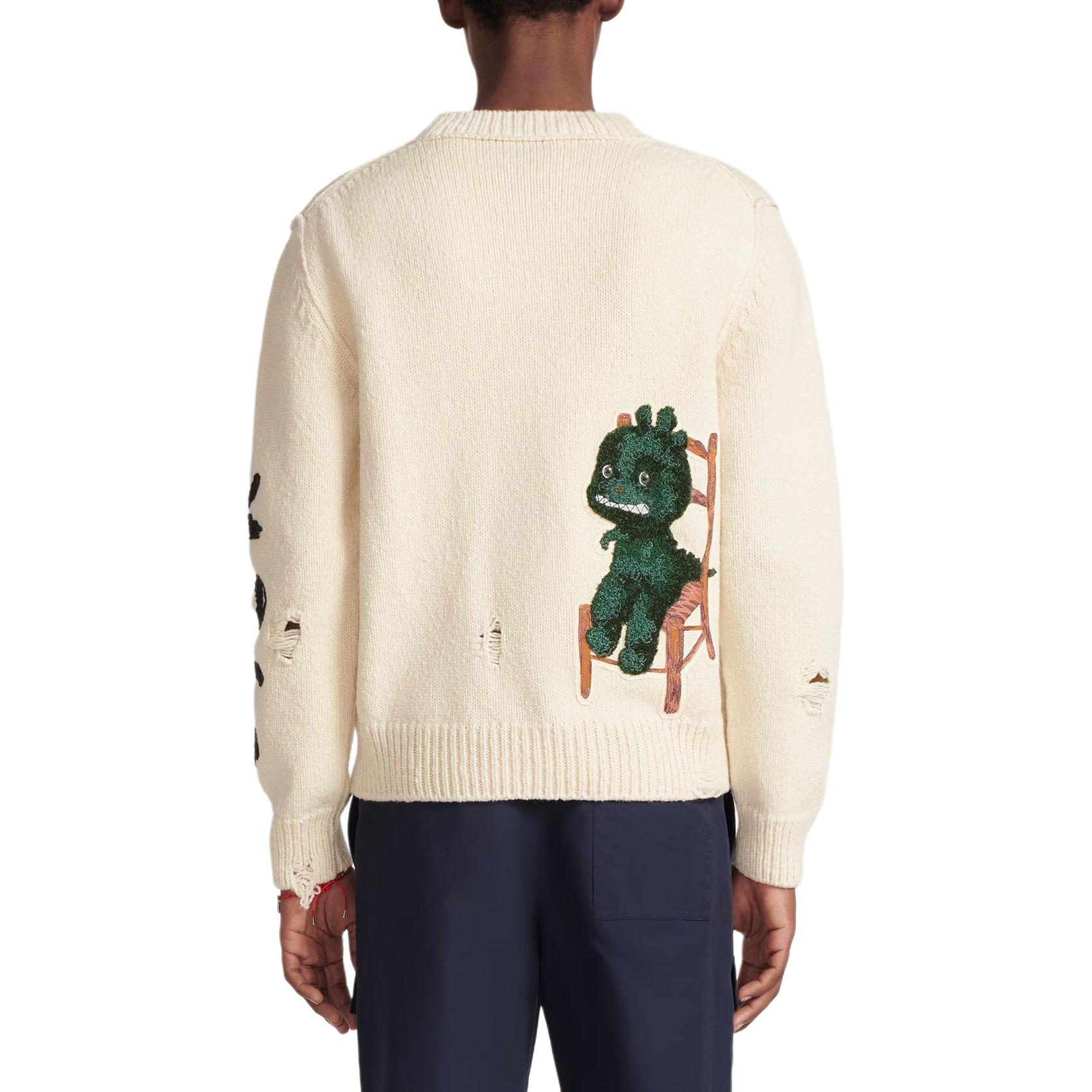 DIOR SS24  Embroidered Knit Crewneck Long Sleeve Sweater 413M651AT742-C580 圖 13