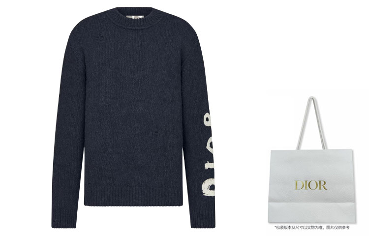 DIOR SS24  Embroidered Knit Crewneck Long Sleeve Sweater 413M651AT742-C580 圖 4