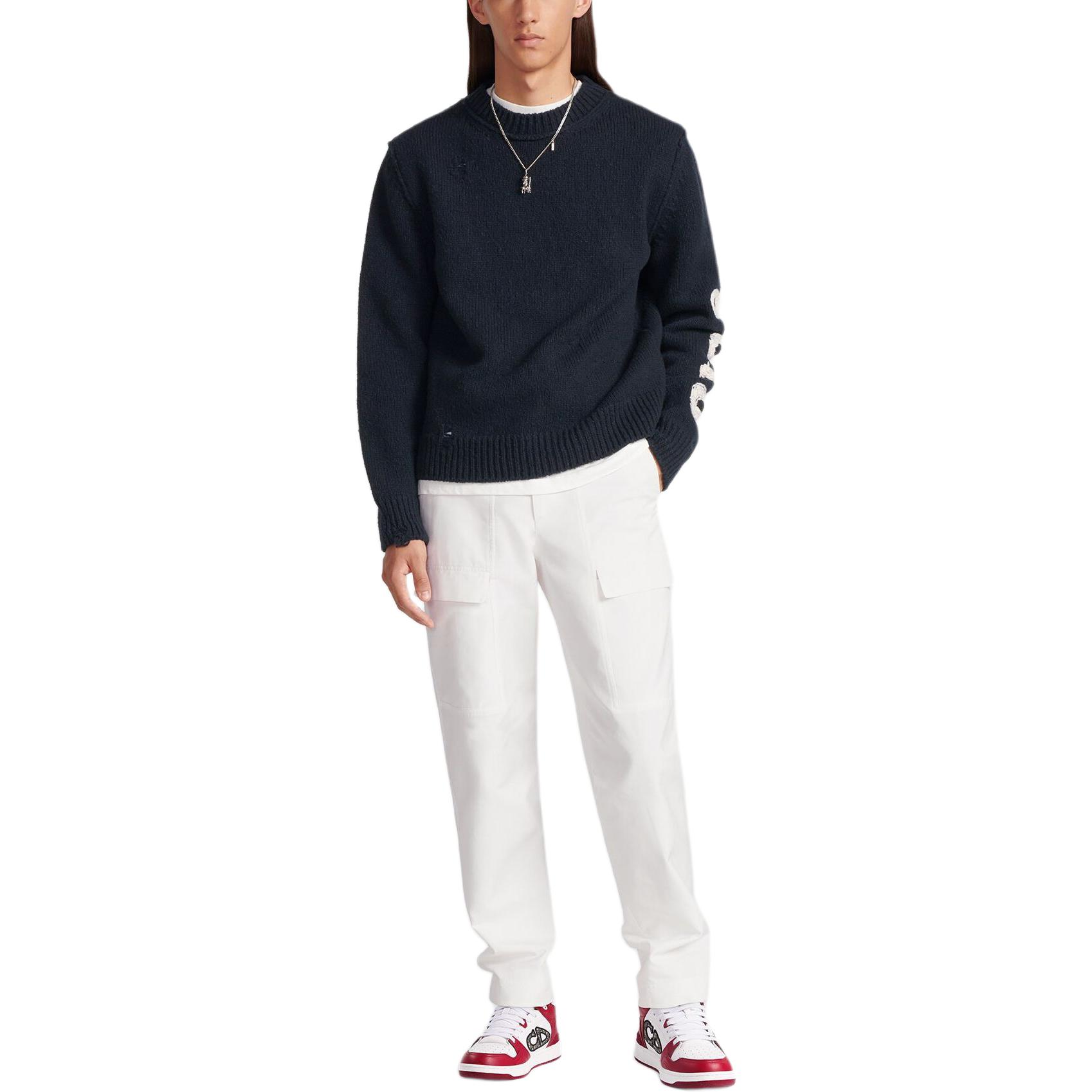 DIOR SS24  Embroidered Knit Crewneck Long Sleeve Sweater 413M651AT742-C580 圖 5