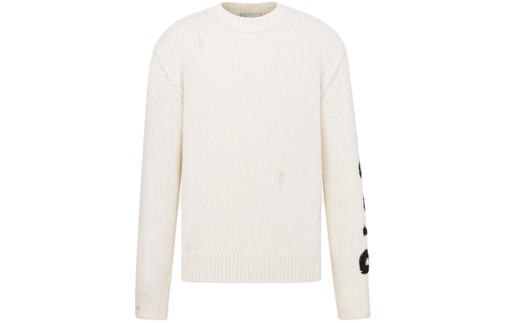 DIOR SS24  Embroidered Knit Crewneck Long Sleeve Sweater 413M651AT742-C580 圖 9