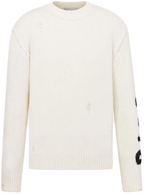 DIOR SS24 刺绣针织圆领长袖毛衣 413M651AT742-C580 1