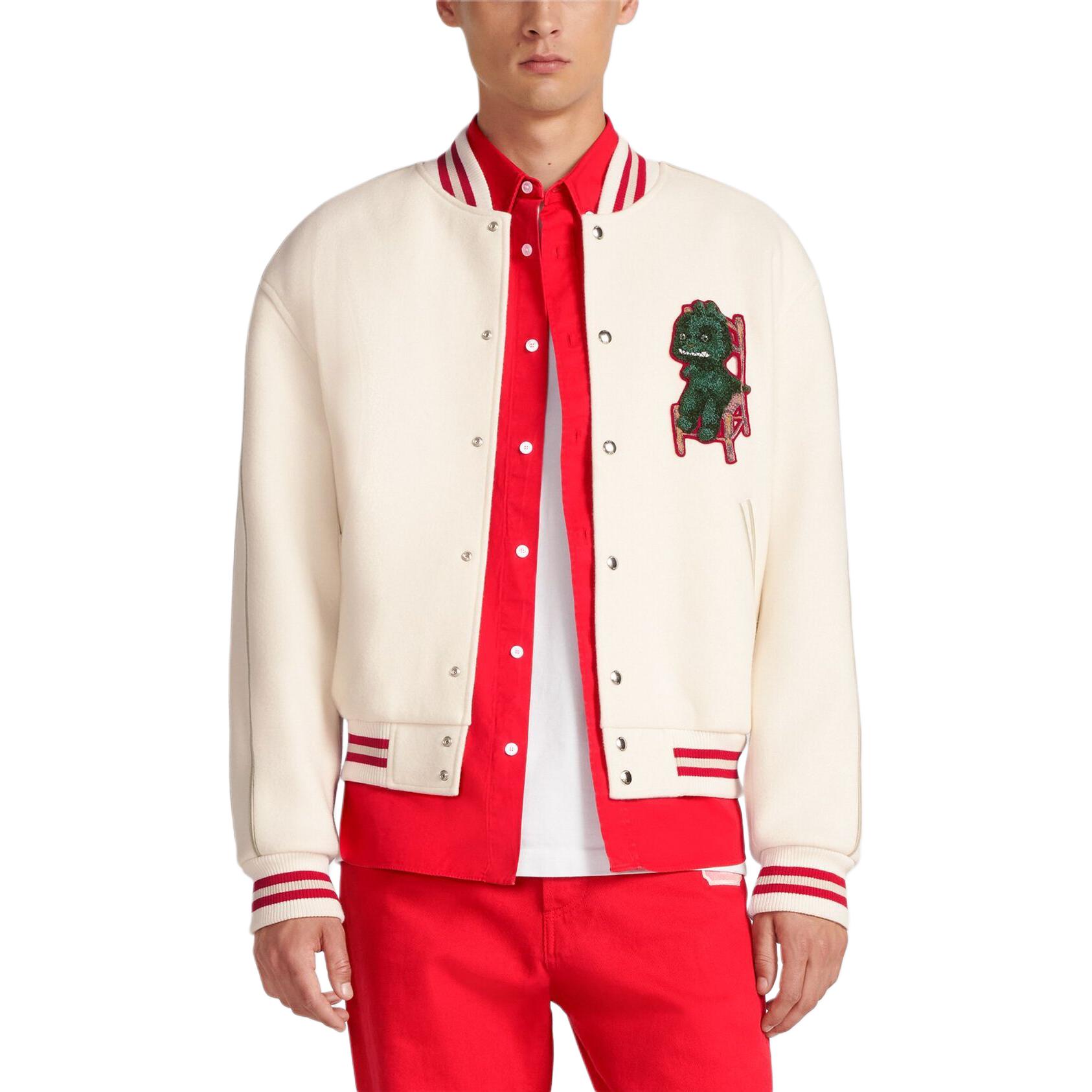 Purchase DIOR SS24 刺繡條紋字母卡通徽標飛行夾克外套. 413J435A0756-C089