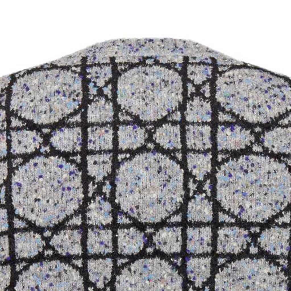 Sizing ディオール SS24 グレー カナージュ柄 長袖 ニット セーター. 483M643AT804-C889
