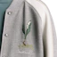 Details for Chaqueta Gris Flor de Lirio Bordada DIOR SS24 de Corte Sencillo. 493J434A0878-C880