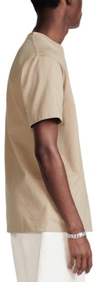 ディオール SS24 ロゴ刺繍 オーバーサイズ ベージュ クルーネック Tシャツ. 943J605F0554-C182 Details for ディオール SS24 ロゴ刺繍 オーバーサイズ ベージュ クルーネック Tシャツ. 943J605F0554-C182