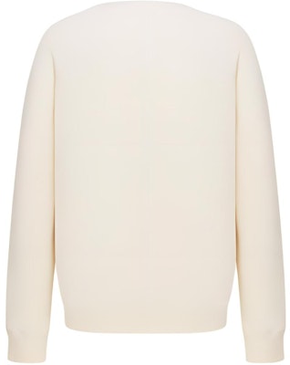 DIOR SS24 米色Logo刺繡羅紋寬鬆圓領長袖上衣 483J634B0912-C186 Lookbook DIOR SS24 米色Logo刺繡羅紋寬鬆圓領長袖上衣 483J634B0912-C186