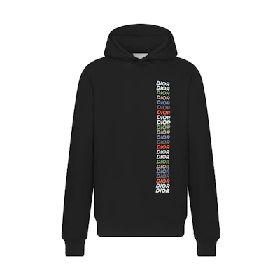 DIOR SS24 Logo Print Casual Loose Fit Hoodie. 413J646A0531-C985
