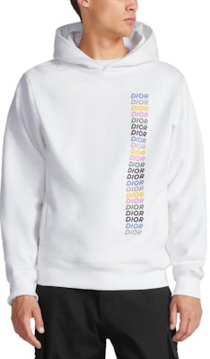 DIOR SS24 Logo Print Casual Loose Fit Hoodie. 413J646A0531-C985 3