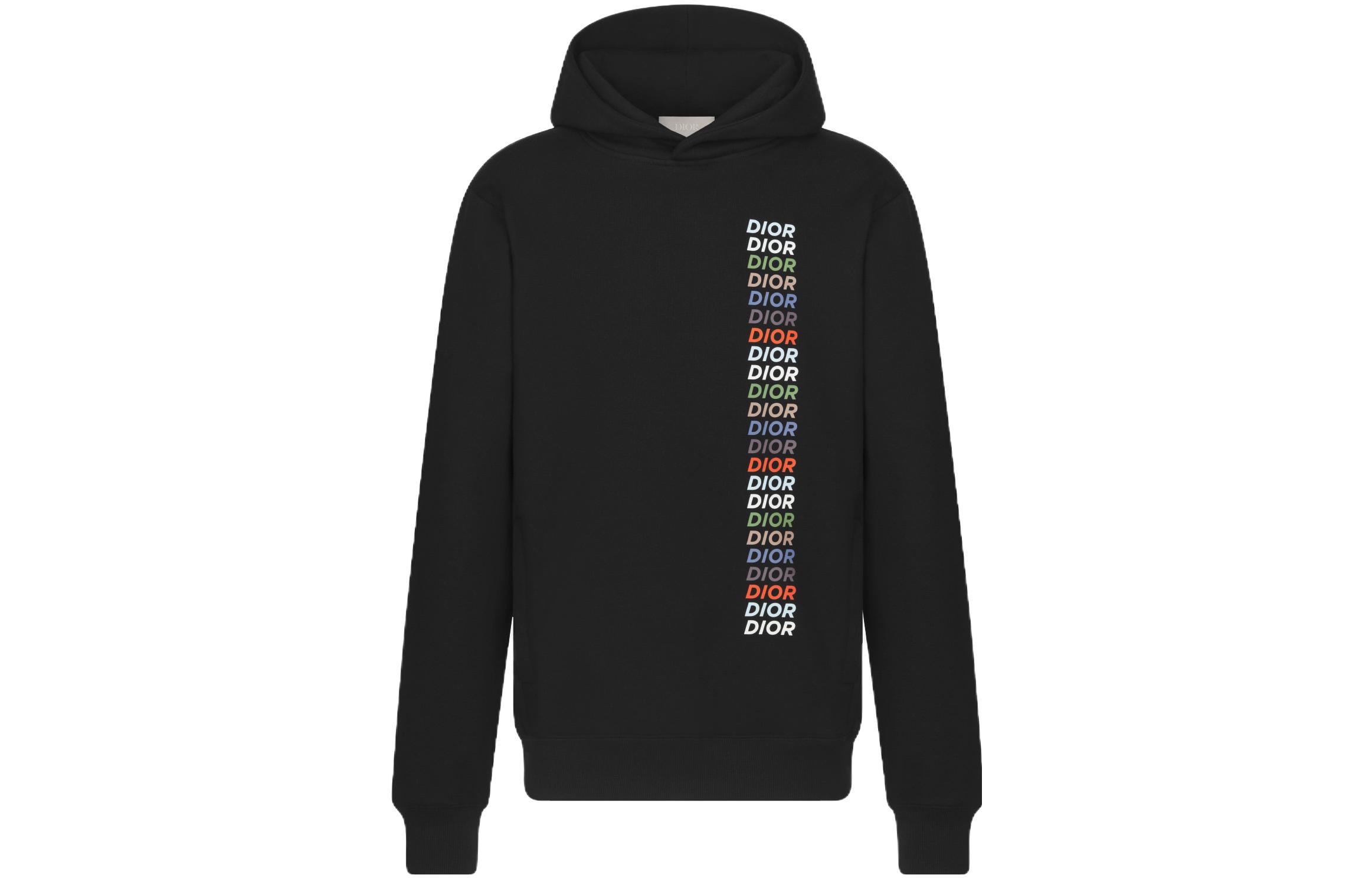 Order DIOR SS24 Hoodie Logo Print Kasual Loose Fit. 413J646A0531-C985