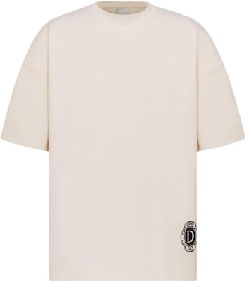 DIOR SS24 Logo Cetakan Crewneck T-Shirt Beige. 483M648AT823-C089 Order DIOR SS24 Logo Cetakan Crewneck T-Shirt Beige. 483M648AT823-C089