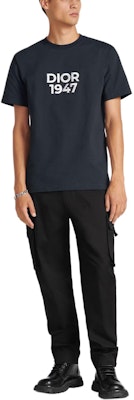 DIOR SS24 寬鬆版刺繡Logo圓領T恤 413J696F0554-C580 Shop DIOR SS24 寬鬆版刺繡Logo圓領T恤 413J696F0554-C580