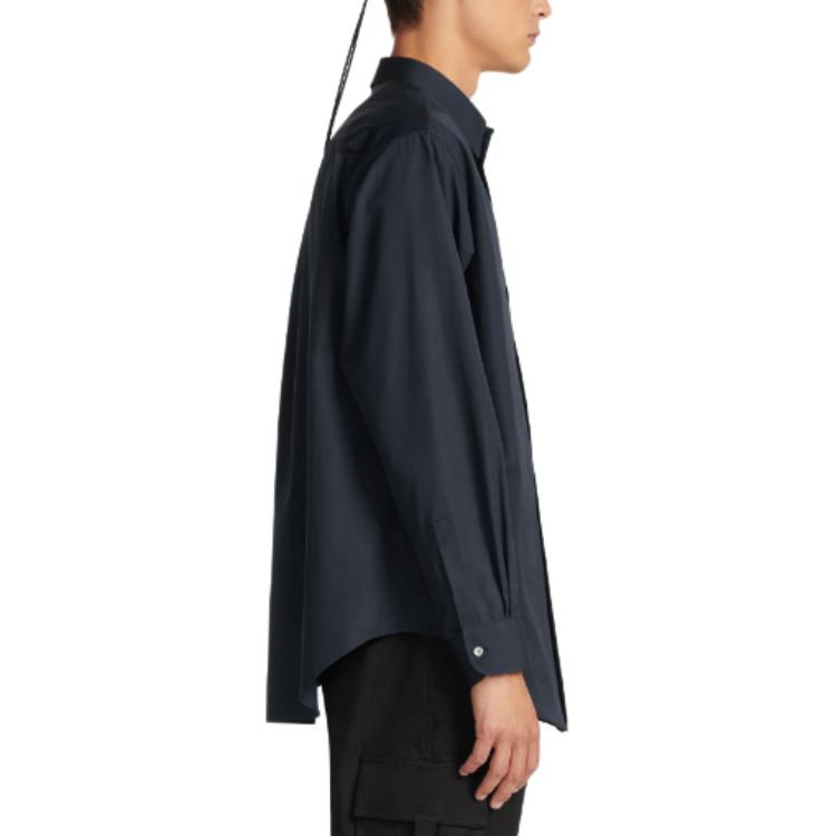 Details for DIOR SS24 寬鬆版長袖襯衫 經典素色刺繡設計 413C516B1581-C585