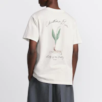 Details for DIOR SS24 寬鬆版植物印花圓領T恤 - 米白色 493J696A0817-C089