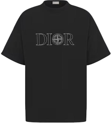 DIOR SS24 黑色宽松版印花标志T恤。 493J638B0554-C980 Order DIOR SS24 黑色宽松版印花标志T恤。 493J638B0554-C980