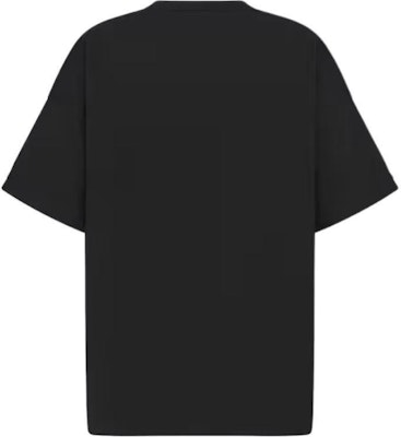 DIOR SS24 黑色宽松版印花标志T恤。 493J638B0554-C980 Lookbook DIOR SS24 黑色宽松版印花标志T恤。 493J638B0554-C980