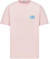 DIOR SS24 粉色字母刺繡寬鬆版型圓領T恤 943J605F0554-C485 Order DIOR SS24 粉色字母刺繡寬鬆版型圓領T恤 943J605F0554-C485