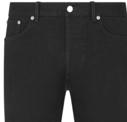 DIOR SS24 슬림 핏 블랙 데님 진 앞로고 버튼. 193DS00J217X-C900 Details for DIOR SS24 슬림 핏 블랙 데님 진 앞로고 버튼. 193DS00J217X-C900