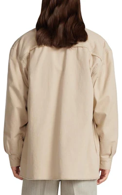 DIOR SS24 素色刺繡標誌長袖襯衫 413D587AY540-C181 3