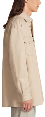 DIOR SS24 素色刺繡標誌長袖襯衫 413D587AY540-C181 4