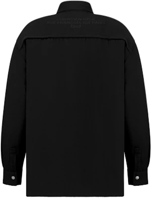 DIOR SS24 素色刺繡標誌長袖襯衫 413D587AY540-C181 6