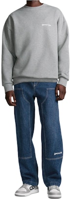 DIOR SS24 蓝色直筒牛仔裤 带徽标刺绣和纽扣口袋. 443D182A389-XC580 Shop DIOR SS24 蓝色直筒牛仔裤 带徽标刺绣和纽扣口袋. 443D182A389-XC580