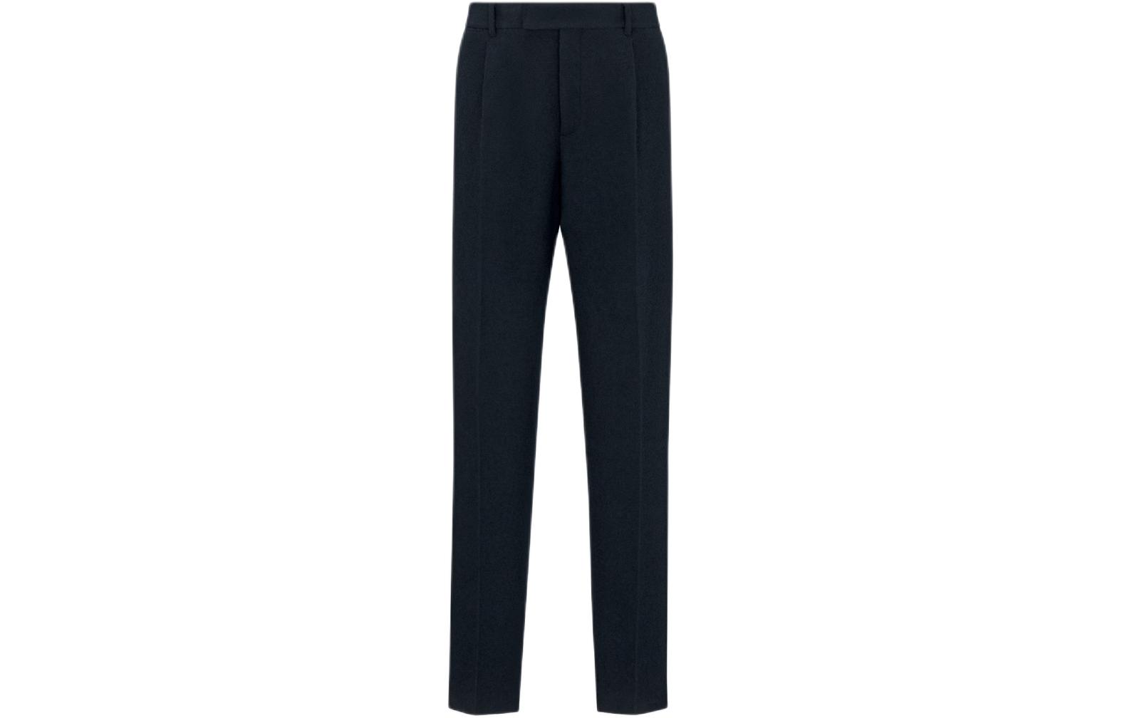 DIOR SS24  Straight-Leg Navy Casual Pants with Zipper Side Pockets. 483C135A6085-C540