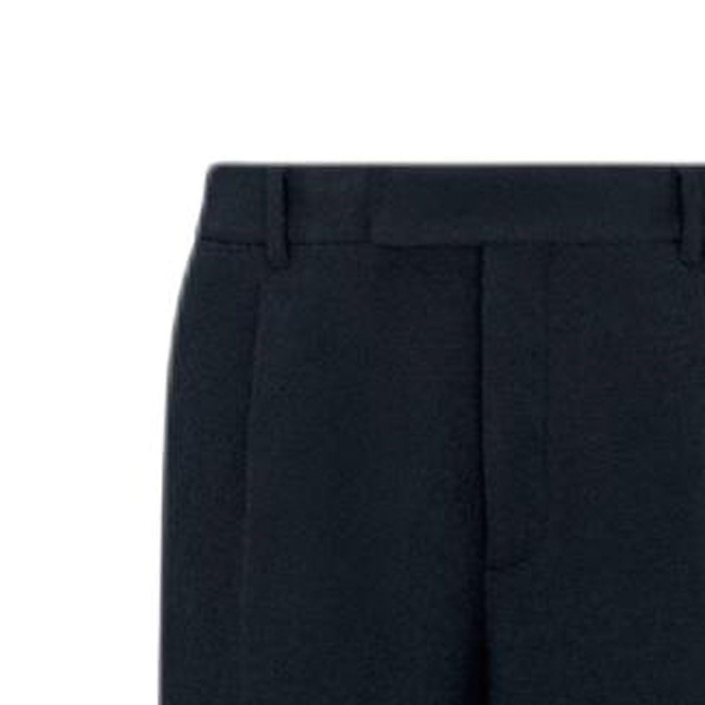 Shop ディオール SS24 ストレートレッグ ネイビー カジュアルパンツ サイドジッパーポケット付 483C135A6085-C540