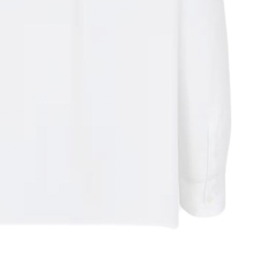 Cheap DIOR SS24 Camisa Blanca Manga Larga con Bordado de Logo y Cuello en Punta 243C551E1581-C086