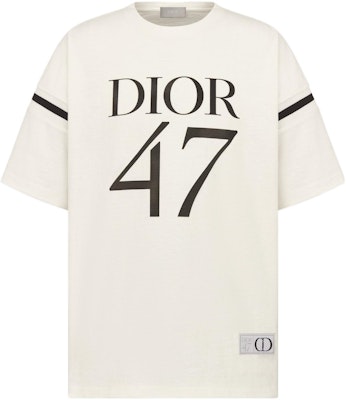 DIOR SS24 白色宽松字母印花短袖T恤. 413J640A0849-C089 Buy DIOR SS24 白色宽松字母印花短袖T恤. 413J640A0849-C089